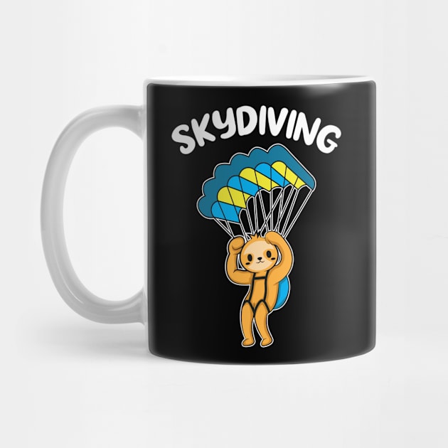 Skydiver Bear Skydiving by QQdesigns